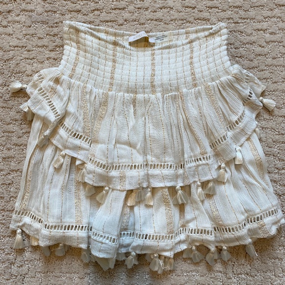 Ramy Brook tiered mini skirt - Picture 1 of 1
